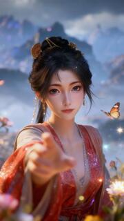 凡人修仙传慕沛玲伸手邀你入仙侠之境手机壁纸